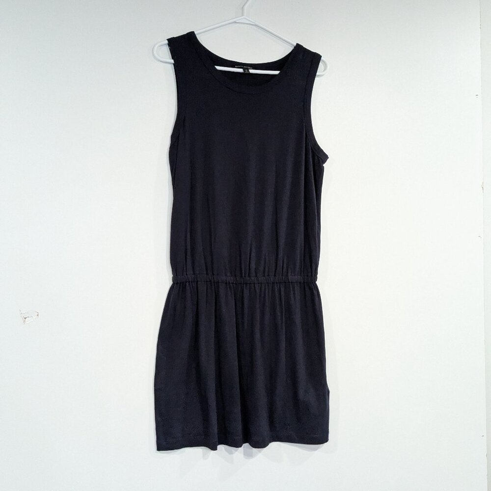 *3/$10* Banana Republic Factory Sleeveless Keyhole Dress Navy Blue Size Medium
